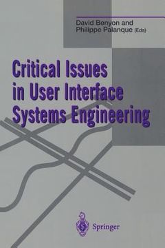 portada critical issues in user interface systems engineering
