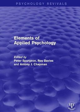 portada Elements of Applied Psychology (en Inglés)