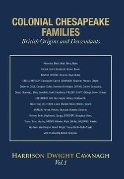 portada Colonial Chesapeake Families 1 (in English)