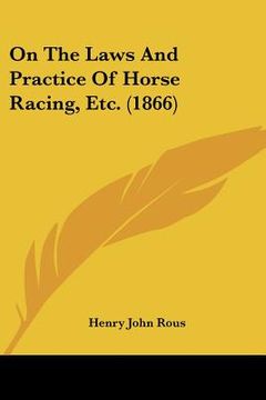 portada on the laws and practice of horse racing