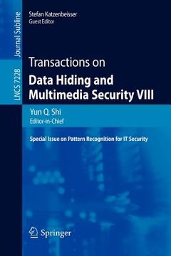 portada transactions on data hiding and multimedia security viii (en Inglés)