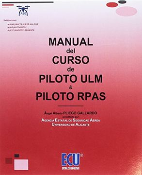 portada Manual del Curso de Piloto ulm & Piloto Rpas (in Spanish)