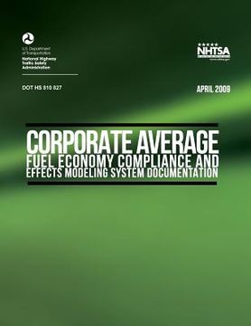 portada Corporate Average Fuel Economy Compliance and Effects Modeling (in English)