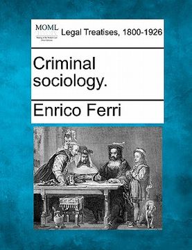 portada criminal sociology. (in English)
