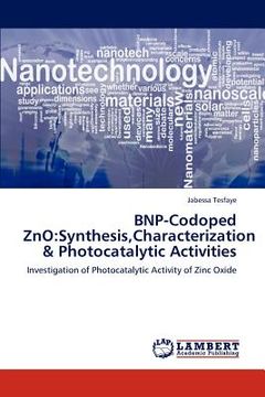 portada bnp-codoped zno: synthesis, characterization & photocatalytic activities (in English)