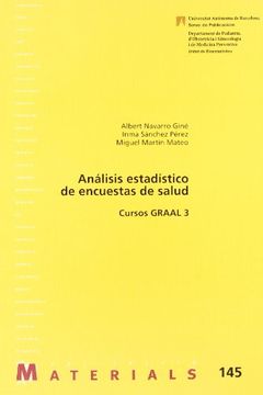 portada Análisis Estadístico de Encuestas de Salud: Cursos Graal 3 (in Spanish)