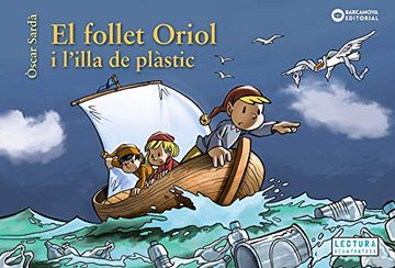 portada El Follet Oriol i L'illa de Plàstic (Llibres Infantils i Juvenils - Sopa de Contes - el Follet Oriol) (en Catalá)