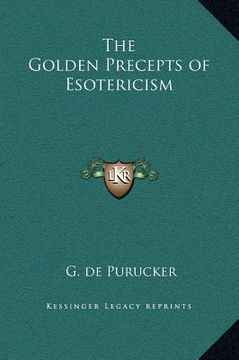 portada the golden precepts of esotericism (en Inglés)
