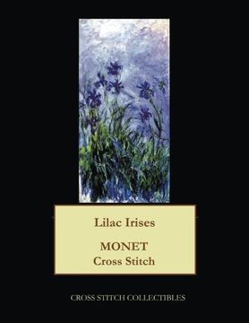 portada Lilac Irises: Monet cross stitch pattern