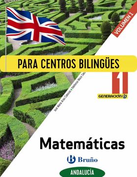 portada Generación b Matemáticas 1 eso Andalucía 3 Volúmenes: Para Centros Bilingües 