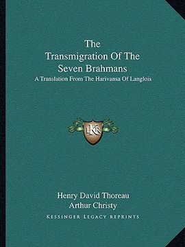 portada the transmigration of the seven brahmans: a translation from the harivansa of langlois