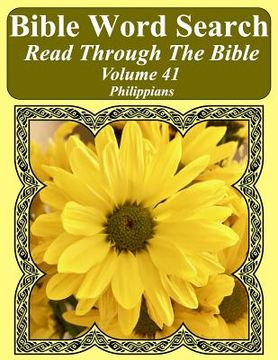 portada Bible Word Search Read Through The Bible Volume 41: Philippians Extra Large Print (en Inglés)