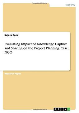 portada Evaluating Impact of Knowledge Capture and Sharing on the Project Planning. Case: NGO