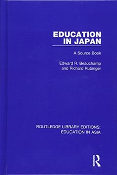 portada Education in Japan: A Source Book (en Inglés)