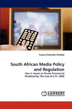 portada south african media policy and regulation (en Inglés)