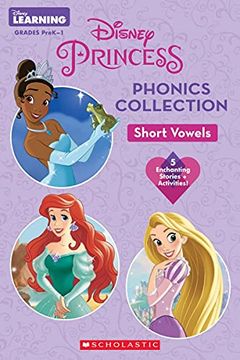 portada Disney Princess Phonics Collection: Short Vowels (Disney Learning) (en Inglés)