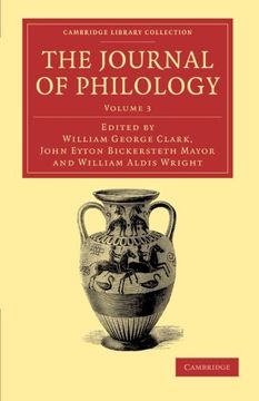 portada The Journal of Philology 35 Volume Set: The Journal of Philology: Volume 3 Paperback (Cambridge Library Collection - Classic Journals) (en Inglés)