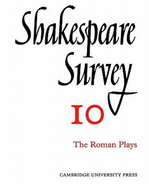 portada Shakespeare Survey Paperback Set: Shakespeare Survey: Volume 10, the Roman Plays Paperback (in English)