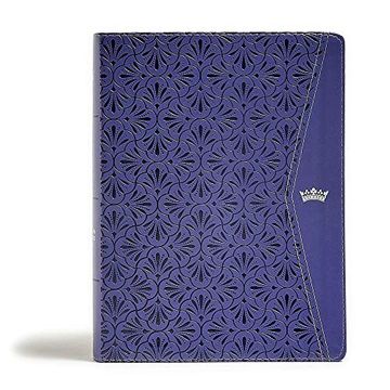 portada Csb Tony Evans Study Bible, Purple Leathertouch: Study Notes and Commentary, Articles, Videos, Easy-To-Read Font (en Inglés)