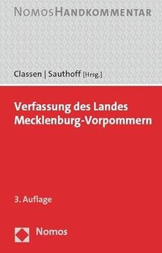 portada Verfassung des Landes Mecklenburg-Vorpommern: Handkommentar (en Alemán)