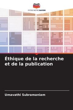 portada Éthique de la recherche et de la publication (en Francés)