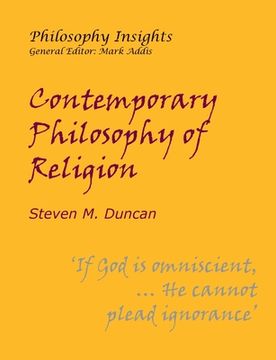 portada Contemporary Philosophy of Religion (en Inglés)