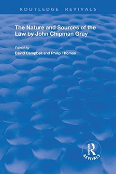 portada The Nature and Sources of the law by John Chipman Gray (in English)
