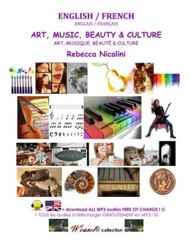portada English / French : Art, Music, Beauty & Culture: color version (Weasel) (Volume 19)