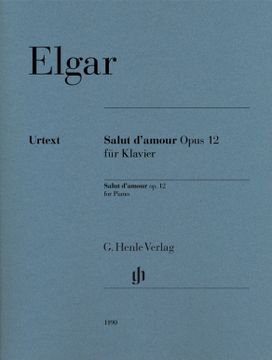portada Elgar - Salut d Amour Op. 12 nº 3 en mi Mayor Para Piano (Urtext)