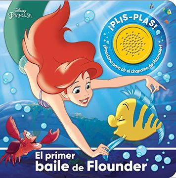 portada El Primer Baile de Flounder. Disney Princesas. 1Bsb (in Spanish)