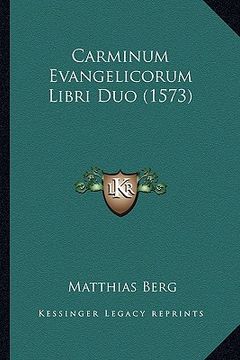 portada Carminum Evangelicorum Libri Duo (1573) (en Latin)