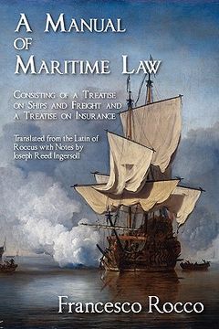 portada a manual of maritime law (en Inglés)