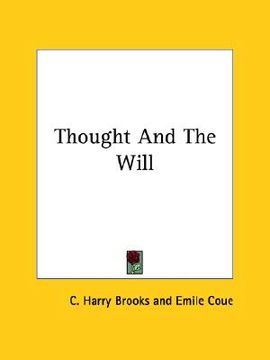 portada thought and the will (en Inglés)