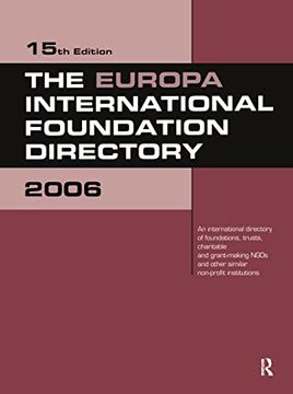 portada The Europa International Foundation Directory 2006