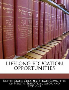 portada lifelong education opportunities (en Inglés)