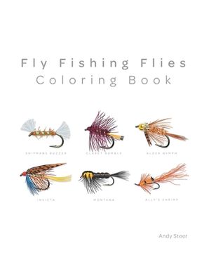 portada Fly Fishing Flies - coloring book (in English)
