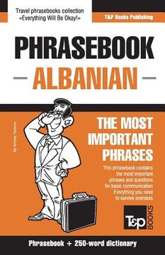 portada English-Albanian phrasebook and 250-word mini dictionary