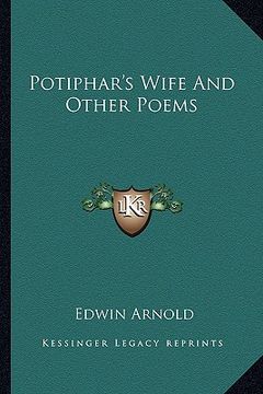 portada potiphar's wife and other poems (in English)