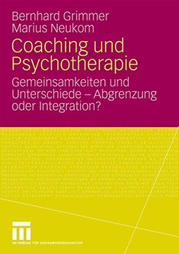 portada Coaching und Psychotherapie: Gemeinsamkeiten und Unterschiede - Abgrenzung Oder Integration? (en Alemán)