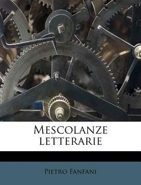 portada Mescolanze Letterarie (en Italiano)