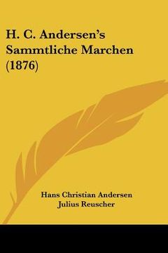 portada h. c. andersen's sammtliche marchen (1876) (en Inglés)