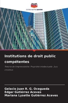 portada Institutions de droit public compétentes