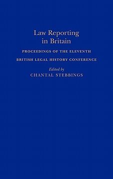 portada law reporting in britain (en Inglés)