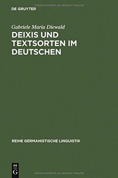 portada Deixis und Textsorten im Deutschen (Reihe Germanistische Linguistik) (German Edition)