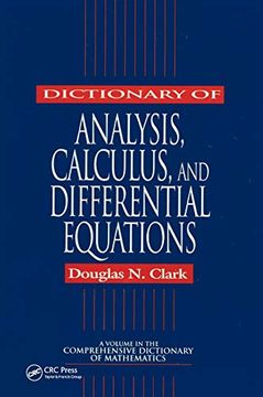 portada Dictionary of Analysis, Calculus, and Differential Equations (en Inglés)