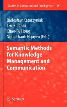 portada semantic methods for knowledge management and communication