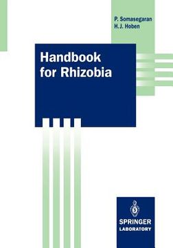 portada handbook for rhizobia: methods in legume-rhizobium technology (en Inglés)