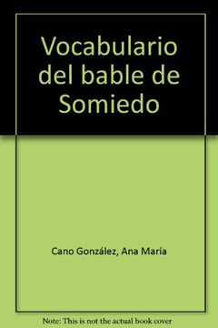 portada Vocabulario del bable de somiedo (in Spanish)