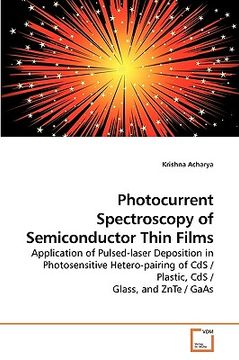 portada photocurrent spectroscopy of semiconductor thin films (en Inglés)