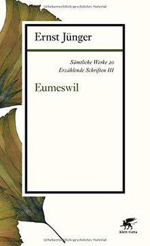 portada Sämtliche Werke - Band 20: Erzählende Schriften III: Eumeswil (en Alemán)